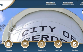 A screenshot of the new Aberdeen website